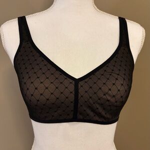 Lululemon Athletica Black Mesh Bra